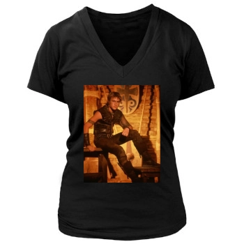 Heath Ledger Women's Deep V-Neck TShirt