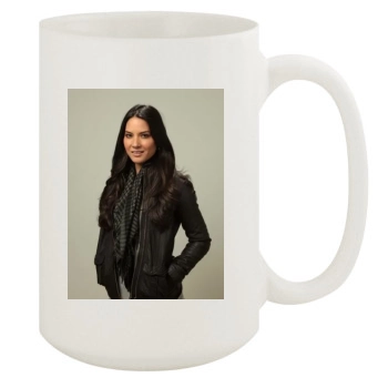 Olivia Munn 15oz White Mug