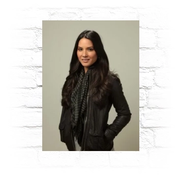 Olivia Munn Metal Wall Art