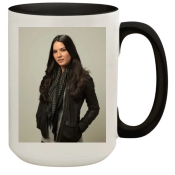 Olivia Munn 15oz Colored Inner & Handle Mug