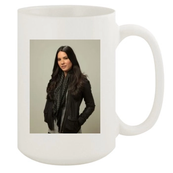 Olivia Munn 15oz White Mug