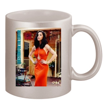 Olivia Munn 11oz Metallic Silver Mug