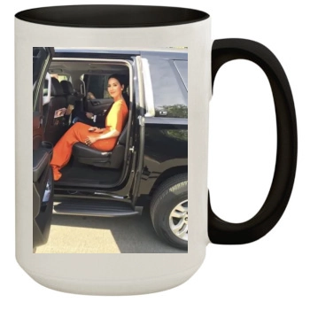 Olivia Munn 15oz Colored Inner & Handle Mug