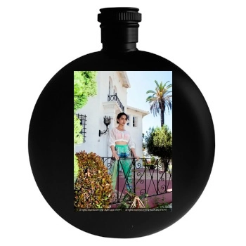 Olivia Munn Round Flask