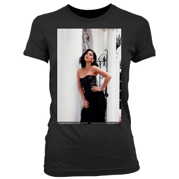 Olivia Munn Women's Junior Cut Crewneck T-Shirt