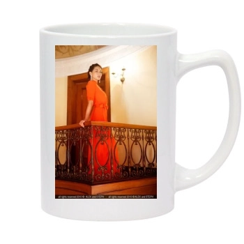 Olivia Munn 14oz White Statesman Mug