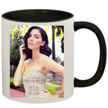 Olivia Munn 11oz Colored Inner & Handle Mug