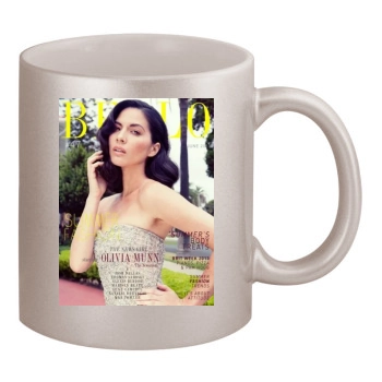 Olivia Munn 11oz Metallic Silver Mug