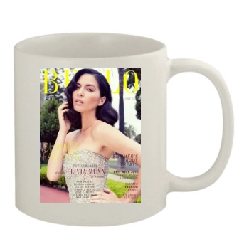 Olivia Munn 11oz White Mug