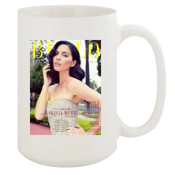 Olivia Munn 15oz White Mug