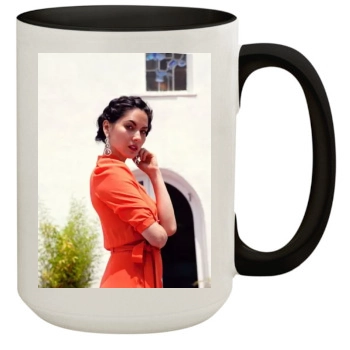 Olivia Munn 15oz Colored Inner & Handle Mug