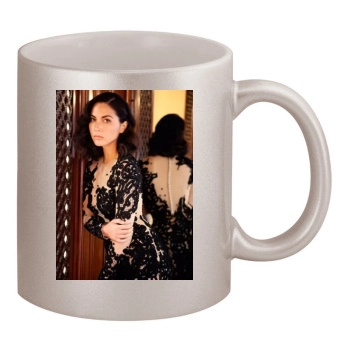 Olivia Munn 11oz Metallic Silver Mug