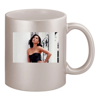 Olivia Munn 11oz Metallic Silver Mug