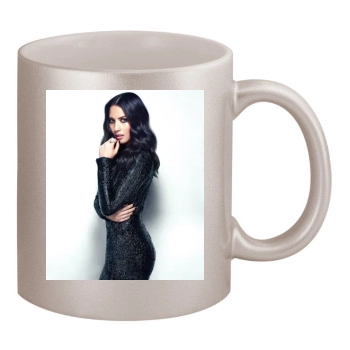 Olivia Munn 11oz Metallic Silver Mug