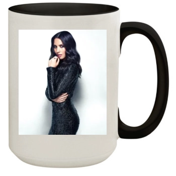 Olivia Munn 15oz Colored Inner & Handle Mug