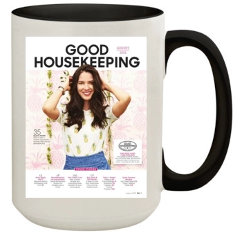 Olivia Munn 15oz Colored Inner & Handle Mug