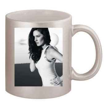 Olivia Munn 11oz Metallic Silver Mug