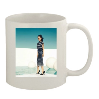 Olivia Munn 11oz White Mug