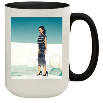 Olivia Munn 15oz Colored Inner & Handle Mug