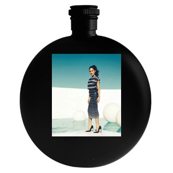 Olivia Munn Round Flask