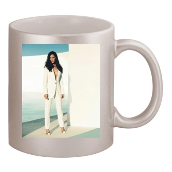 Olivia Munn 11oz Metallic Silver Mug