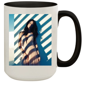 Olivia Munn 15oz Colored Inner & Handle Mug