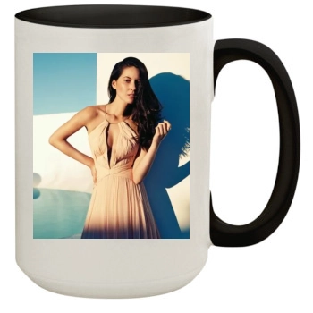 Olivia Munn 15oz Colored Inner & Handle Mug