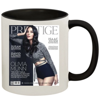 Olivia Munn 11oz Colored Inner & Handle Mug