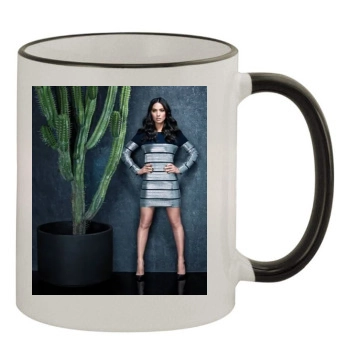 Olivia Munn 11oz Colored Rim & Handle Mug