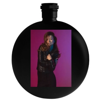 Olivia Wilde Round Flask