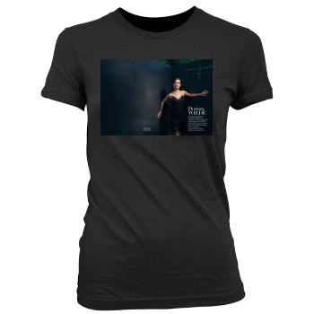 Olivia Wilde Women's Junior Cut Crewneck T-Shirt