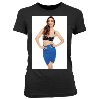 Olivia Wilde Women's Junior Cut Crewneck T-Shirt