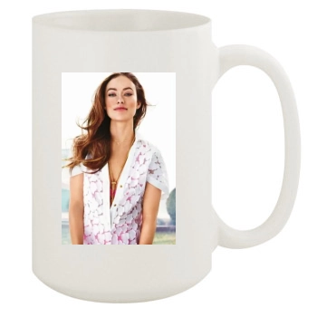 Olivia Wilde 15oz White Mug