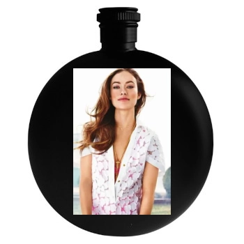 Olivia Wilde Round Flask