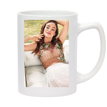 Olivia Wilde 14oz White Statesman Mug