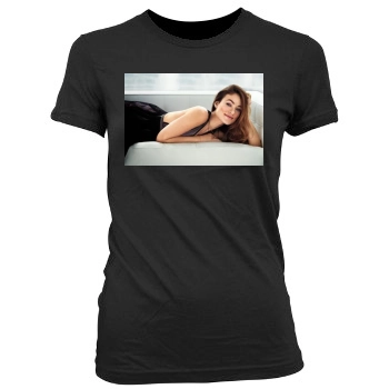 Olivia Wilde Women's Junior Cut Crewneck T-Shirt