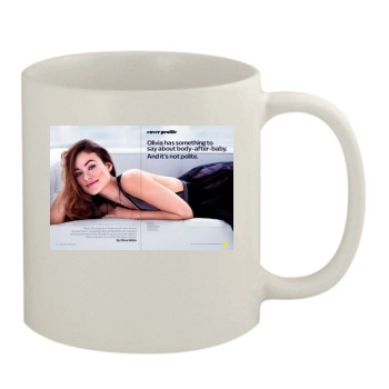 Olivia Wilde 11oz White Mug