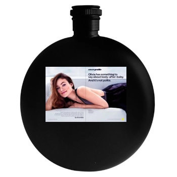 Olivia Wilde Round Flask