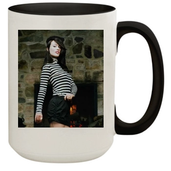 Olivia Wilde 15oz Colored Inner & Handle Mug