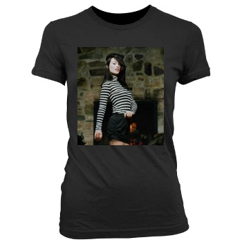 Olivia Wilde Women's Junior Cut Crewneck T-Shirt