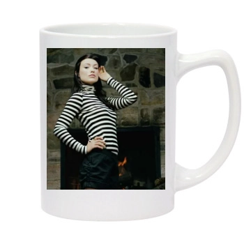 Olivia Wilde 14oz White Statesman Mug