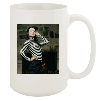 Olivia Wilde 15oz White Mug