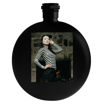 Olivia Wilde Round Flask