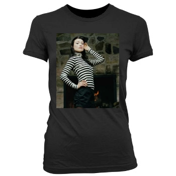 Olivia Wilde Women's Junior Cut Crewneck T-Shirt