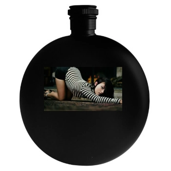 Olivia Wilde Round Flask