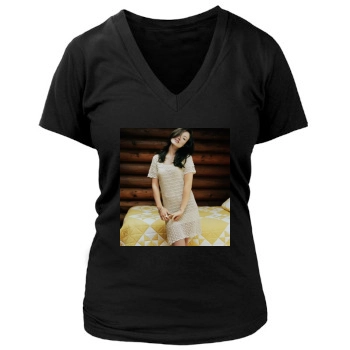 Olivia Wilde Women's Deep V-Neck TShirt