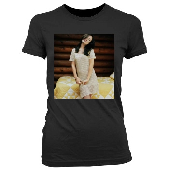 Olivia Wilde Women's Junior Cut Crewneck T-Shirt