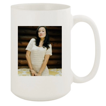 Olivia Wilde 15oz White Mug