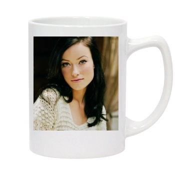 Olivia Wilde 14oz White Statesman Mug