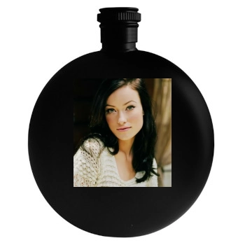 Olivia Wilde Round Flask